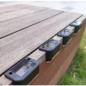 1/4/10/20pcs LED Solar Stair Light Waterproof Outdoor