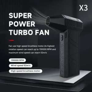 Mini Turbo Jet Fan Electric Air Duster with 3 Gear Adjustable