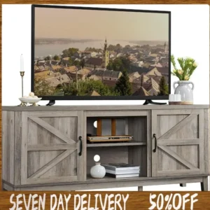 Farmhouse TV Stand for Living Room
