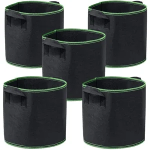 5Pcs 1/5/7/10/15/20 Gallon Planting Bucket Planting Bag Seedling Bag